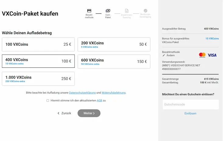visit-x.net kostenübersicht